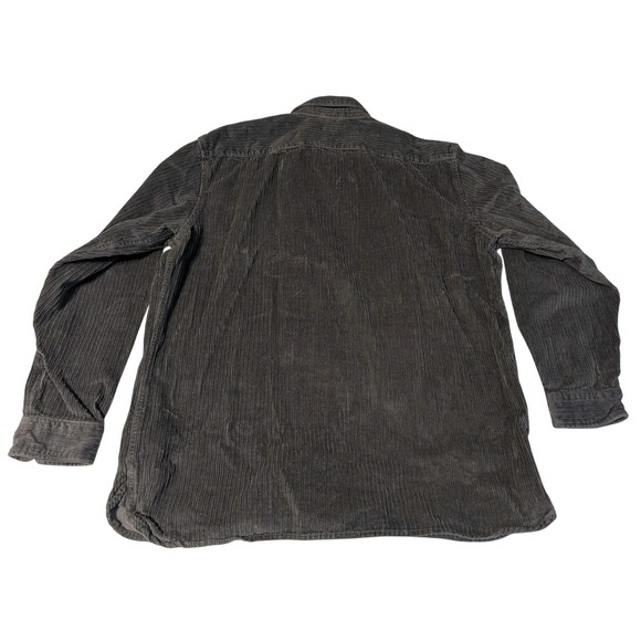 Levi's Jackson Worker Corduroy Overshirt Jacket Button Down Up Pewter Gray Sz L - Picture 10 of 16